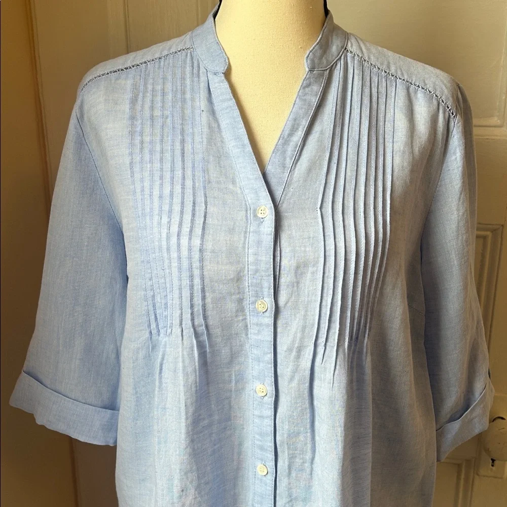 J.McLaughlin Rivierva Linen Cotton Shirt - Picture 4 of 9